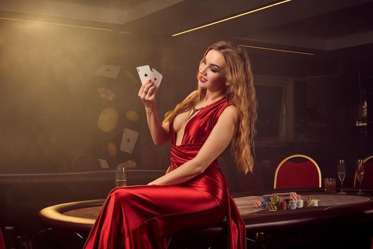 Pemain bos01 bermain Caribbean Stud Poker dengan dealer profesional